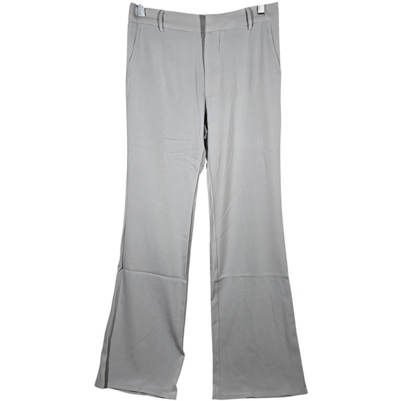 Area Stars Pants - Area Stars Womens XS Light Gray High Rise Flare Leg‎ Dress Pants Trousers NEW
